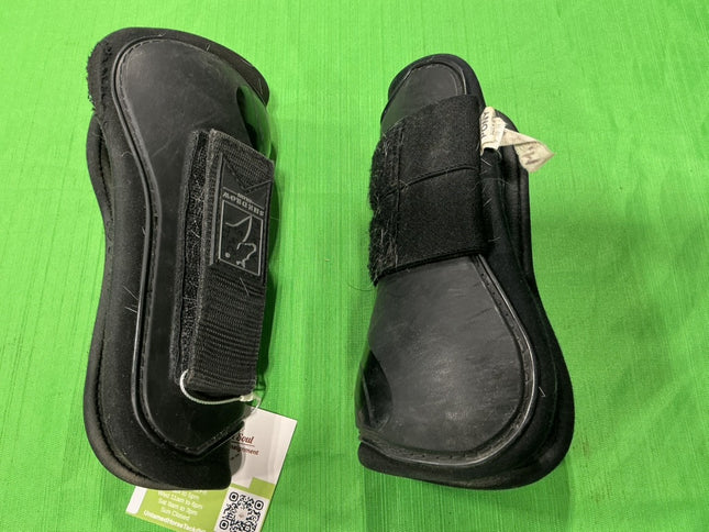 Open Front Jump Boots Black B