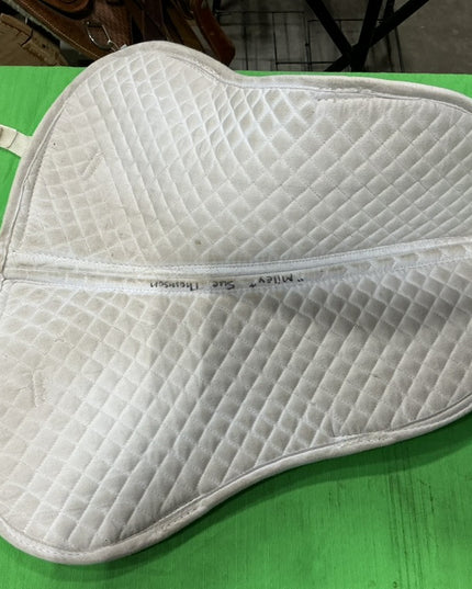 English Half Saddle Pad Thin Line Small 