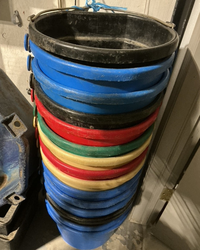 Buckets Variet of Colors