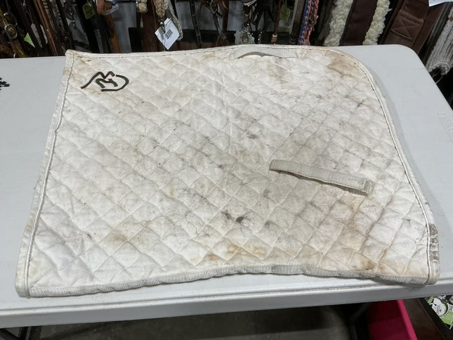 English Saddle Pad White
