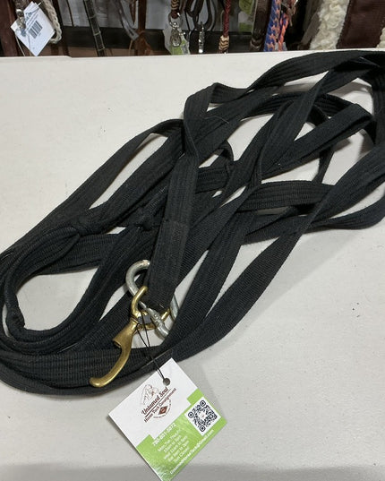 Lunge Line Black Nylon 