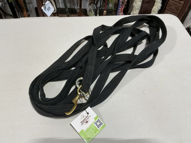 Lunge Line Black Nylon 
