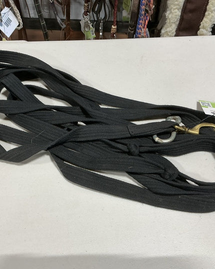 Lunge Line Black Nylon 