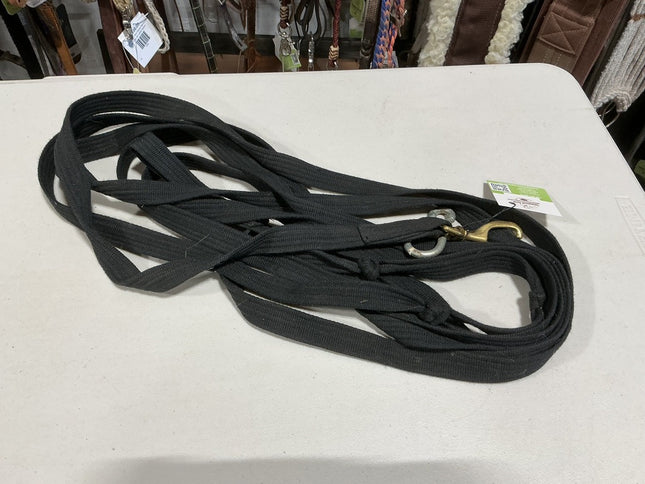 Lunge Line Black Nylon 