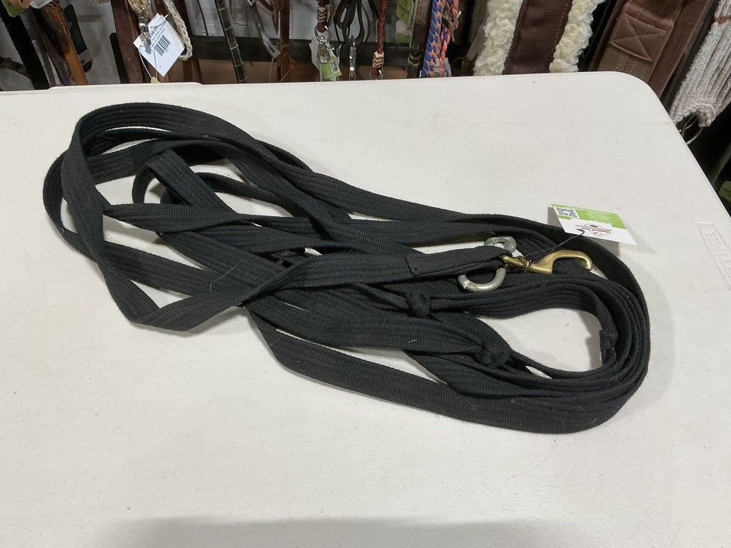 Lunge Line Black Nylon