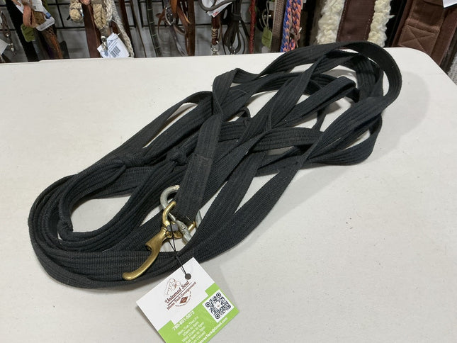 Lunge Line Black Nylon 