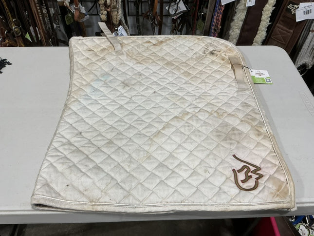 English Saddle Pad White