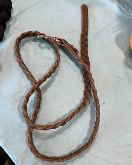 Lead Leather Braided 
