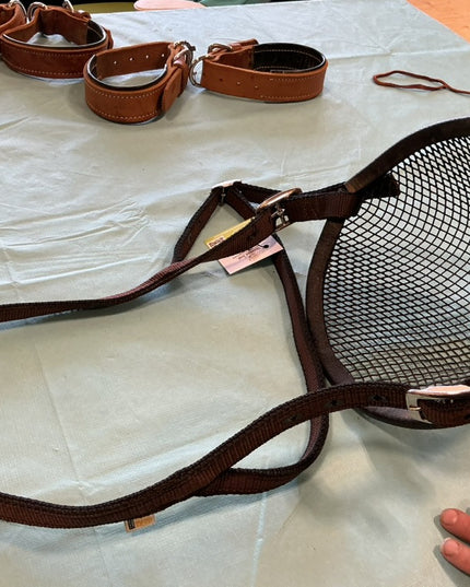 Grazing Muzzle with Nylon Headstall 