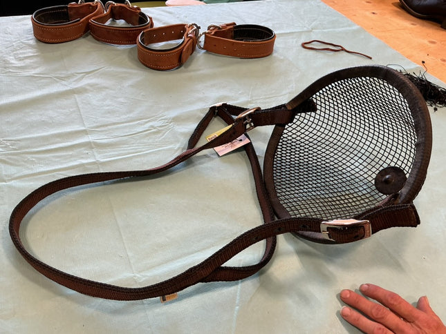 Grazing Muzzle with Nylon Headstall 