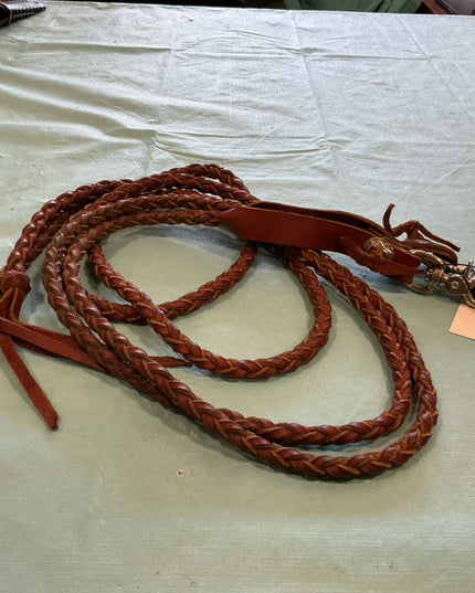 Western Split Reins Braded 