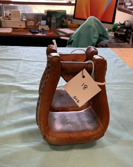 Western Stirrups Leather 