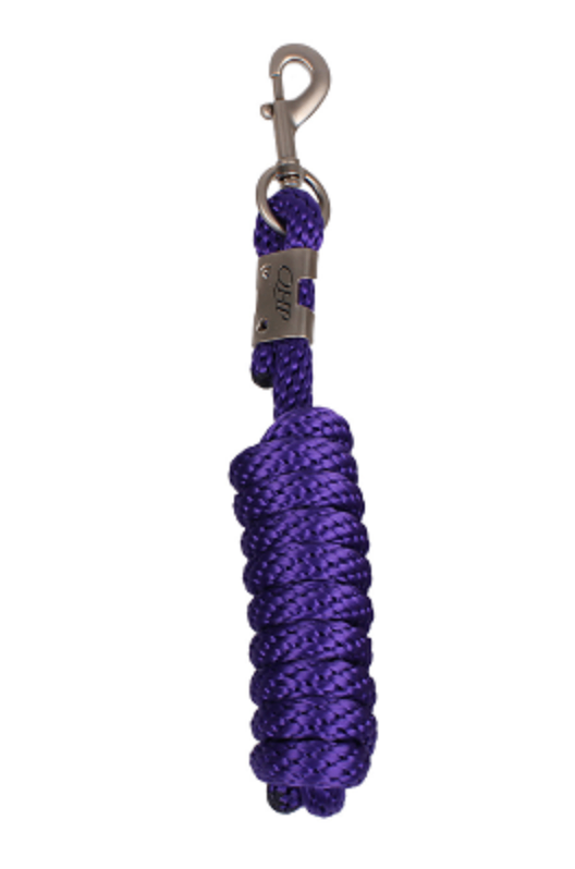 Lead QHP Luxury Rope Purple