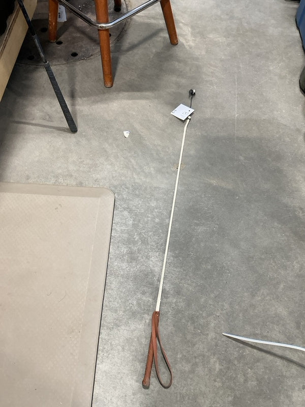 Riding Whip – White/Brown | Used
