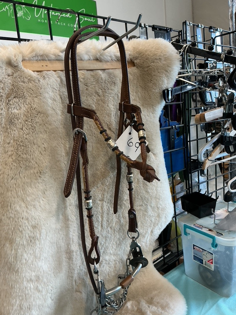 Western Headstall & Bit & Silver