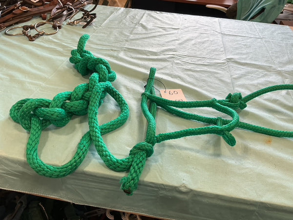 Halter & Lead – Rope, Green, Heavy | Used