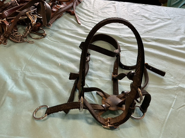 Bitless Bridle Nylon Black 