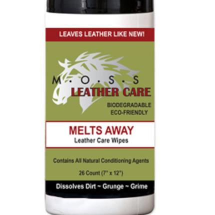 MOSS Melt Away Leather Wipes