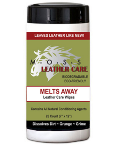 MOSS Melt Away Leather Wipes 