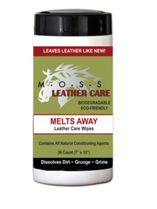 MOSS Melt Away Leather Wipes