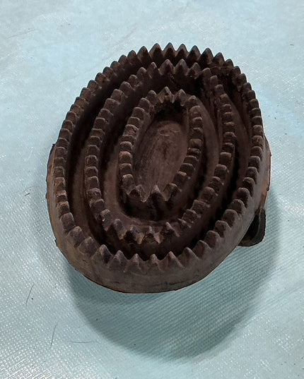 Curry Comb Rubber Oval 