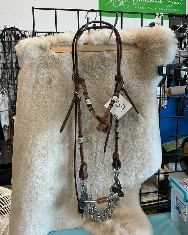 Western Headstall & Bit & Silver