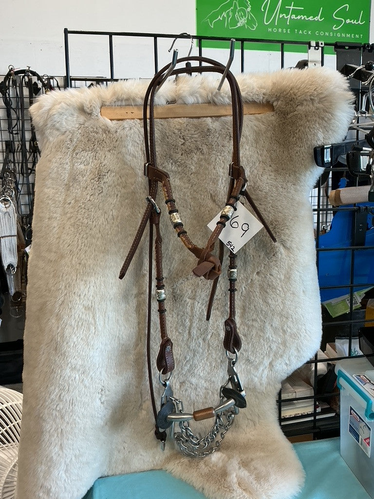 Western Headstall & Bit & Silver