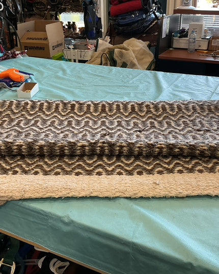 Western Saddle Blanket Black/Tan 
