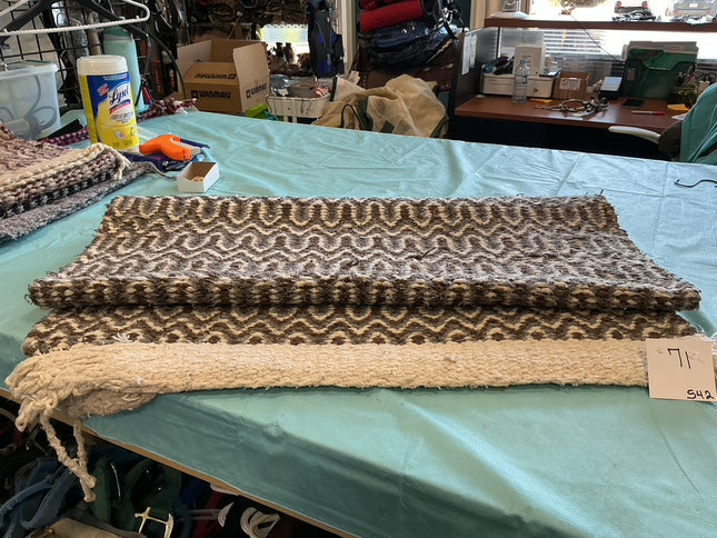 Western Saddle Blanket Black/Tan 