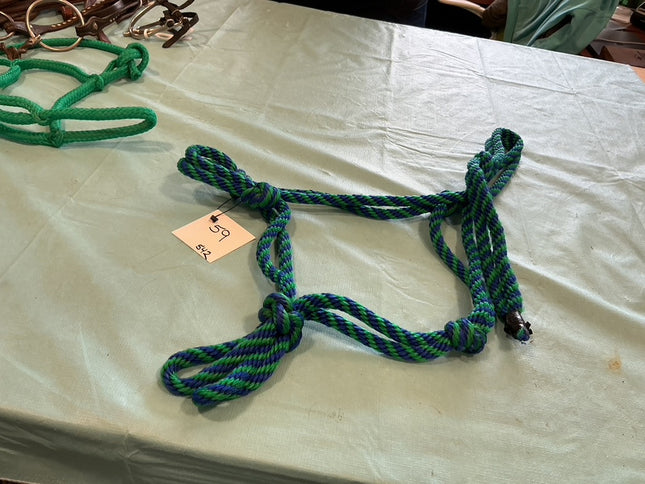 Halter Rope Green/BLK 