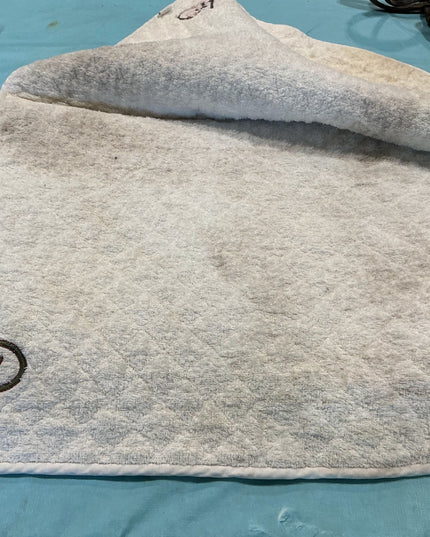 English Saddle Pad White