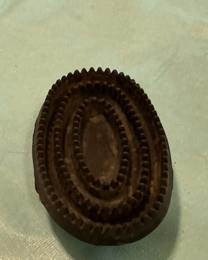 Curry Comb Rubber Oval 