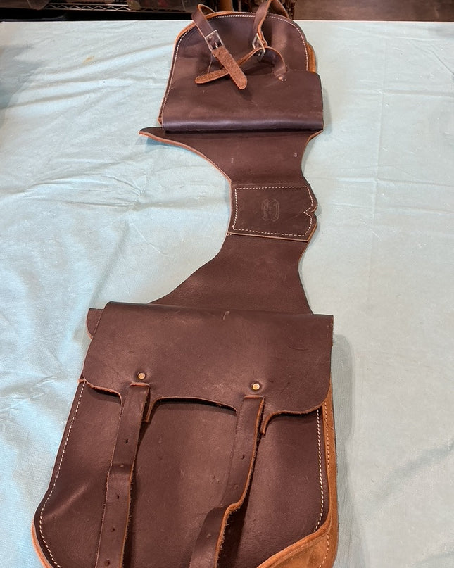 Saddle Bags Brow Heavy Leather