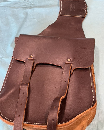 Saddle Bags Brow Heavy Leather