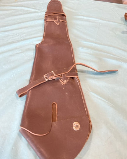 Rifle Scabboard Brown Leather 37"