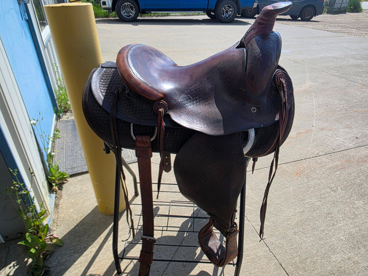 Western Rope Saddle S15 G 7 McCormick