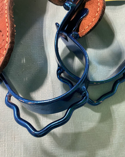 Spurs Western Bumper with Leather Straps