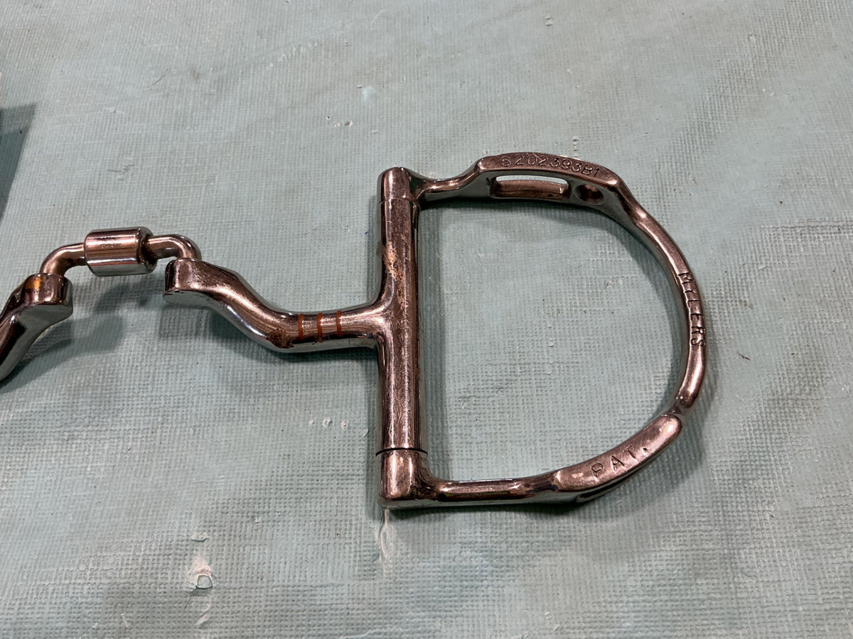 Bit Mylar Correction Ported D Ring. 5 1/4"