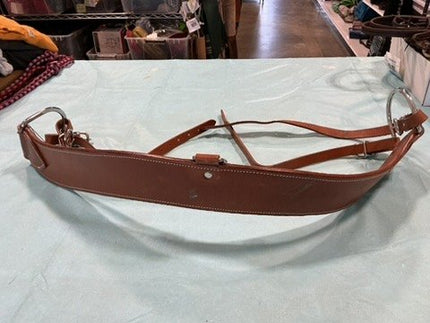 Tripping Collar. Brown Leather