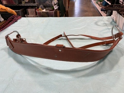 Tripping Collar. Brown Leather