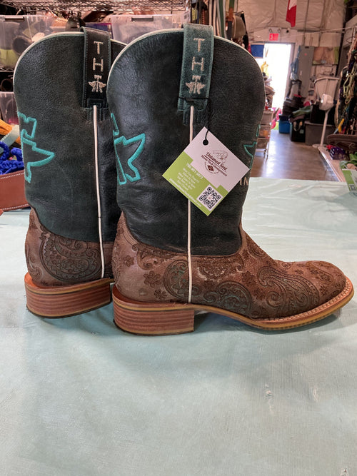 Cowboy Boots – Tin Haul Women's Paisley Breeze, Size 10 | Used, Very Good