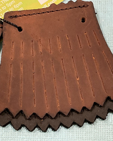 Kilties Brown Leather  Set of 2 