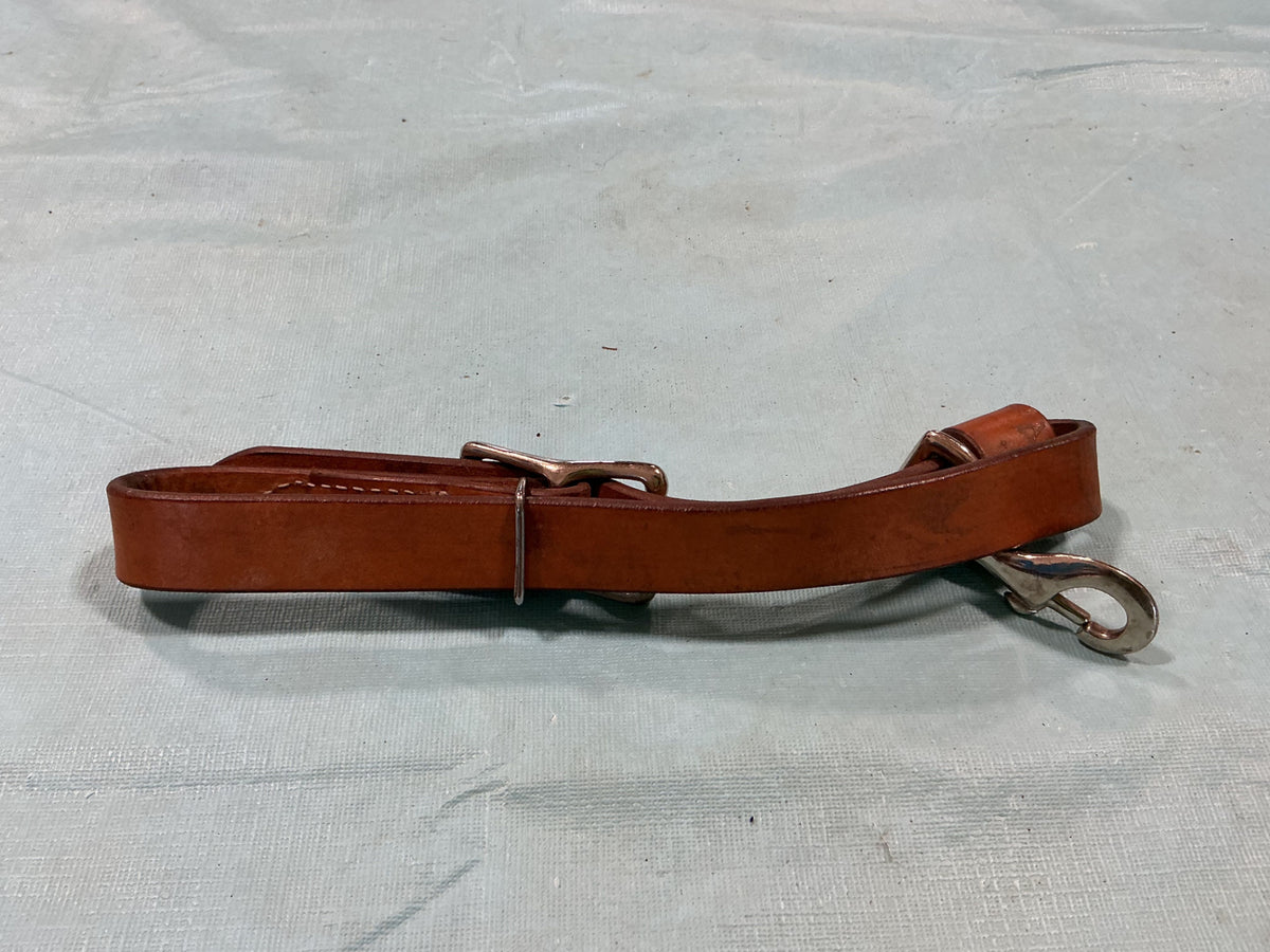 Back Flank  Cinch Hobble. Brown Leather