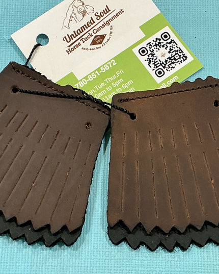 Kilties Brown Leather  Set of 2 