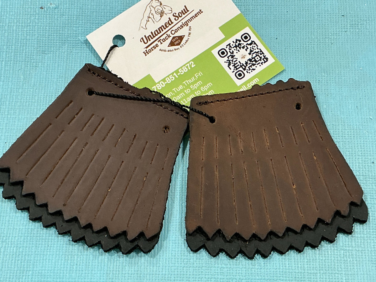 Kilties Brown Leather  Set of 2