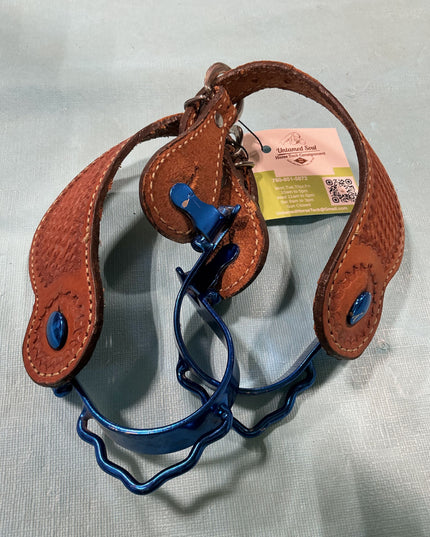 Spurs Western Bumper with Leather Straps