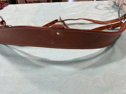 Tripping Collar. Brown Leather