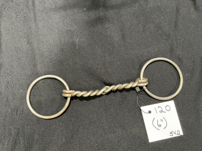 Bit Snaffle Twisted 6"