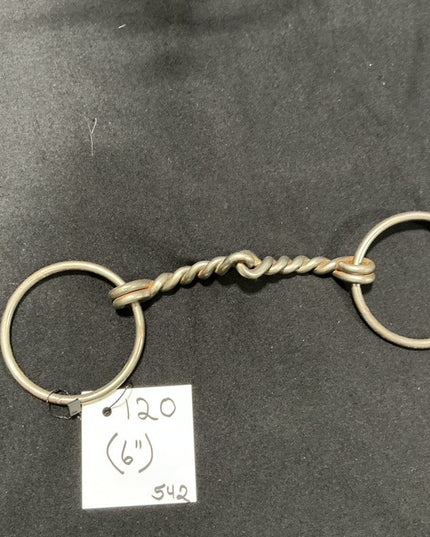 Bit Snaffle Twisted 6" 