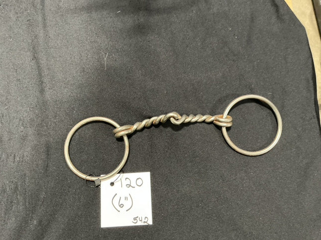 Bit Snaffle Twisted 6"